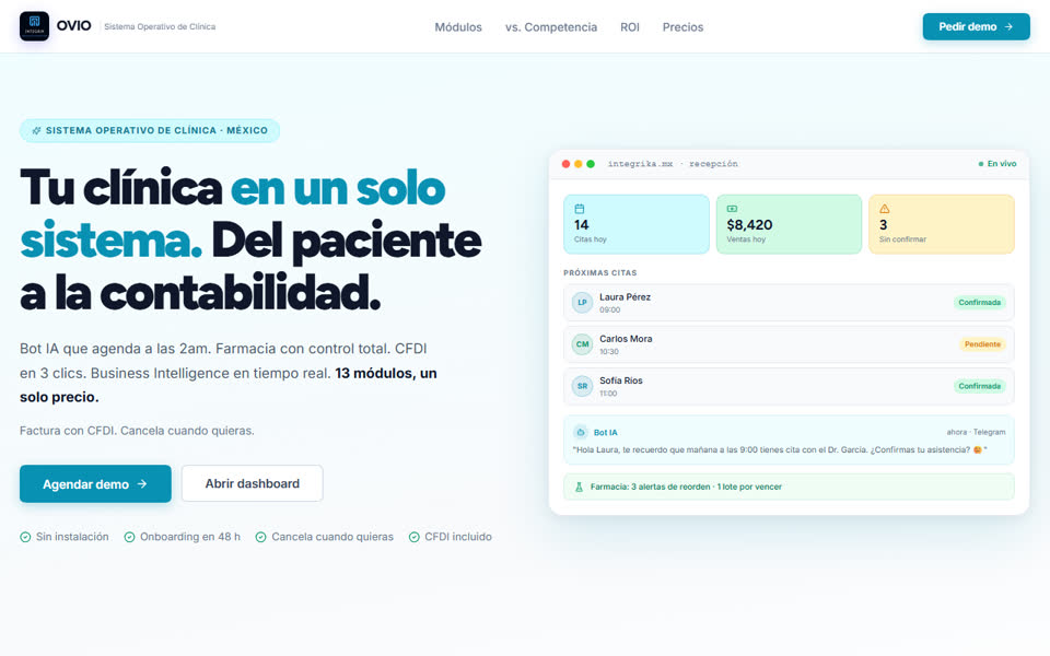 Captura de Integrika Médica