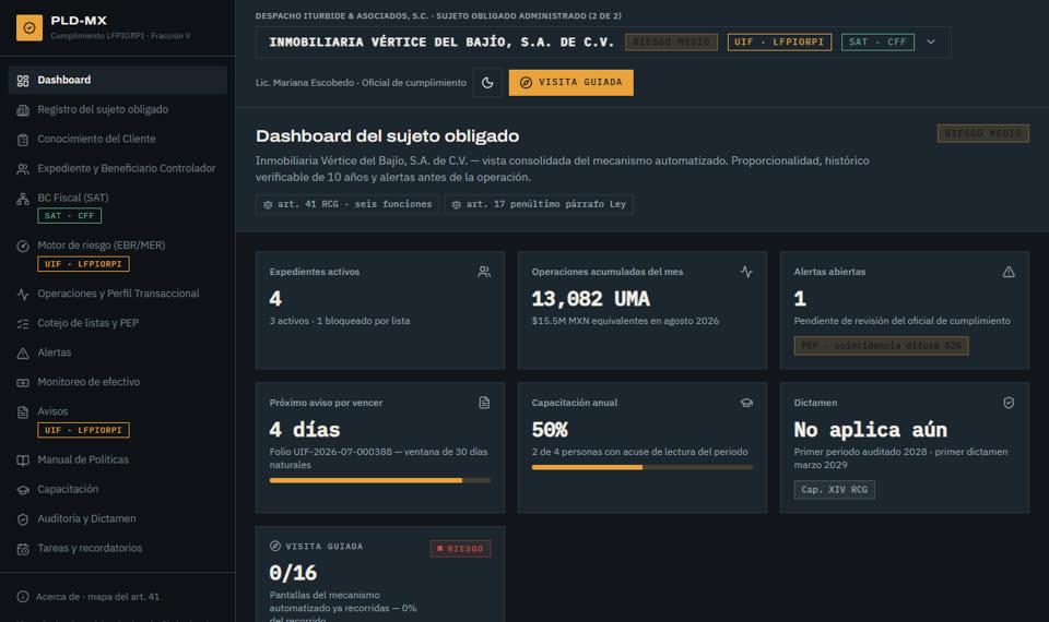 Captura de PLD-MX